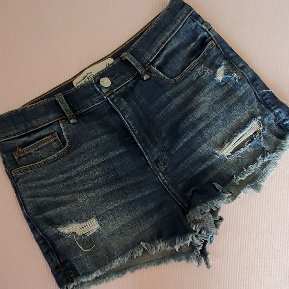 New A&F high rise short shorts